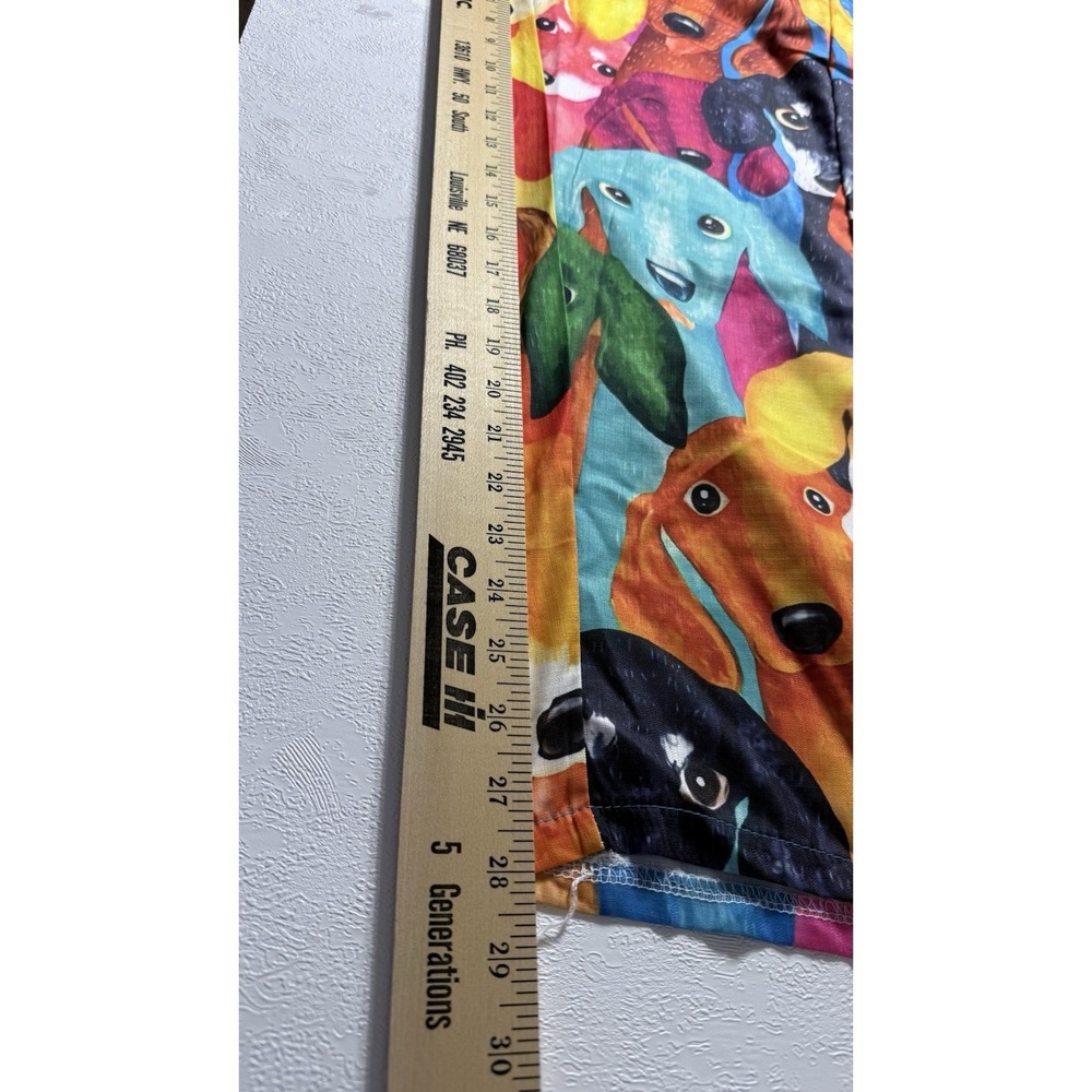 Dachshund Dog Print Pants Women Plus Size 4XL Colorful Wiener Dog Lounge Pockets - Picture 11 of 11